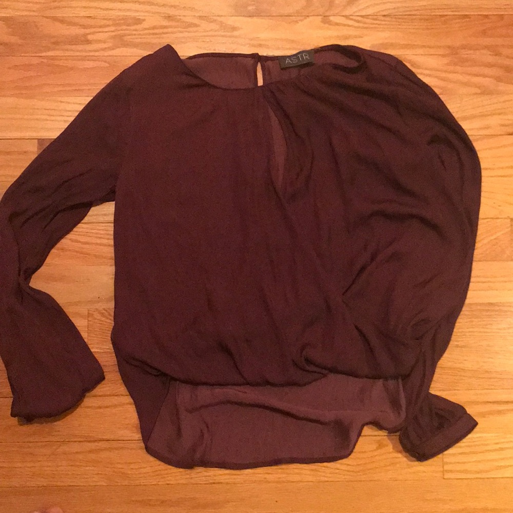 Dark purple top
